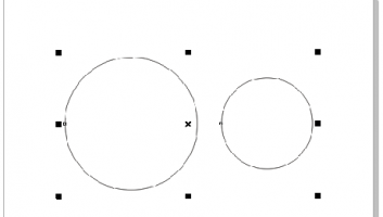 在cdr中如何画圆环,并进行单色填充和渐变色等的填充?